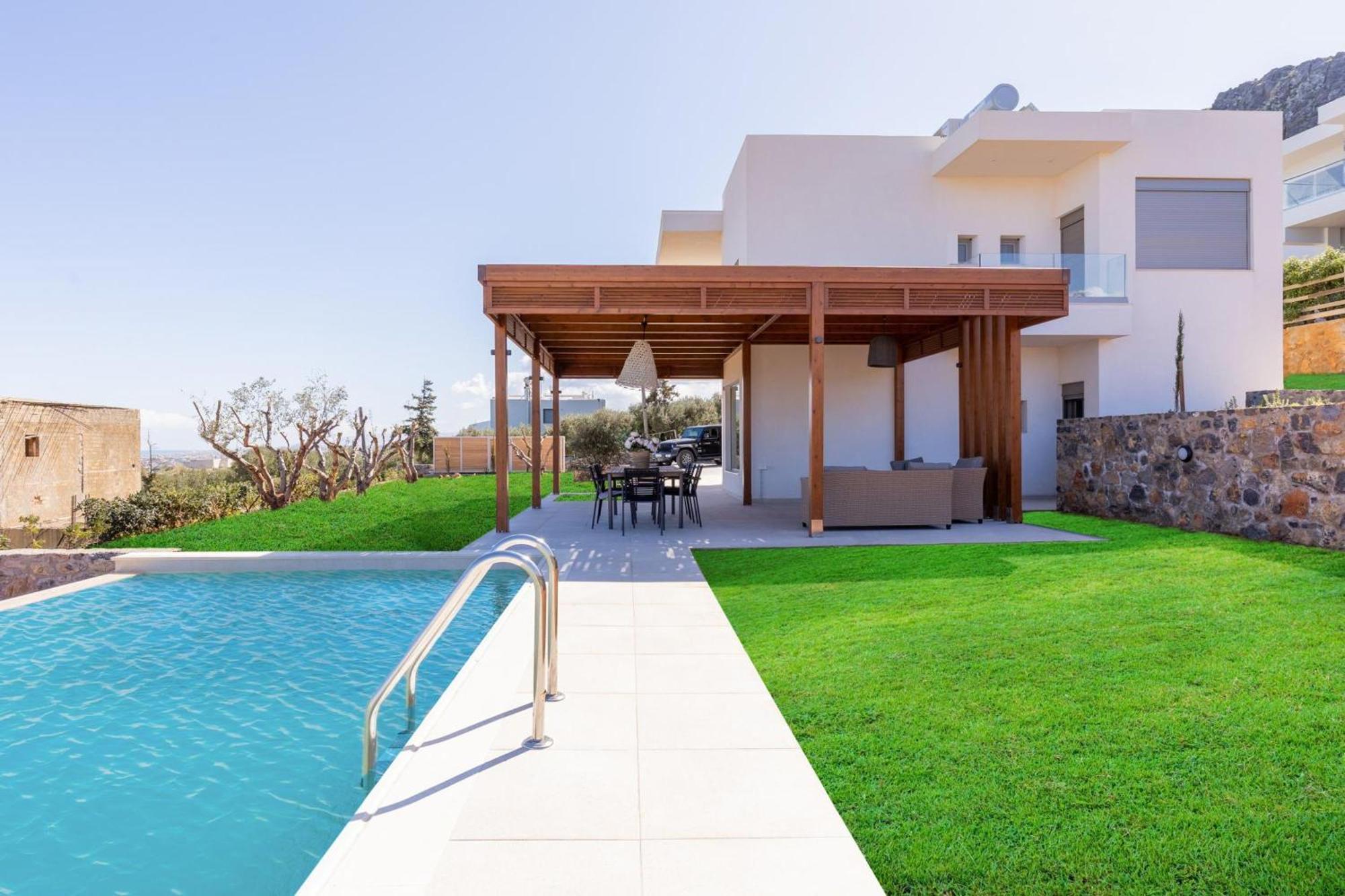 Luxury Villa U Kokkini Hani Exterior foto
