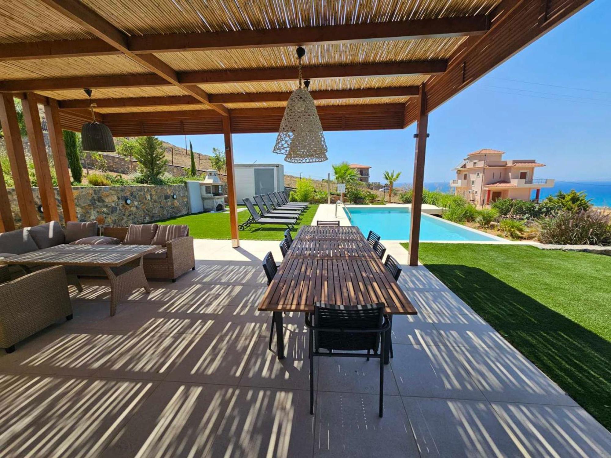 Luxury Villa U Kokkini Hani Exterior foto